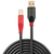 Lindy 42761 cable USB 10 m USB 2.0 USB A USB B Negro, Rojo