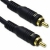C2G 3m Velocity Bass Management Subwoofer Cable audio kabel RCA Zwart