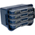 raaco CarryLite 55 Tool box Polycarbonate (PC), Polypropylene Blue, Transparent