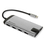 Verbatim 49142 laptop dock/port replicator USB 3.2 Gen 1 (3.1 Gen 1) Type-C Black, Silver
