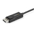 StarTech.com CDP2DP1MBD video átalakító kábel 1 M DisplayPort USB C-típus Fekete