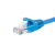 Netrack BZPAT025UB kabel sieciowy Niebieski 0,25 m Cat5e U/UTP (UTP)
