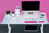 Leitz 65040023 Flachbildschirm-Tischhalterung 68,6 cm (27") Pink, Weiß Tisch/Bank