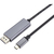 Renkforce RF-4630696 Videokabel-Adapter 1 m DisplayPort USB Typ-C Schwarz