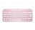 Logitech MX Keys Mini Tastatur RF Wireless + Bluetooth QWERTY Englisch Pink