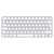 Apple Magic teclado USB + Bluetooth Ruso Aluminio, Blanco
