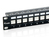 Equip 24-Port Keystone Cat.6 Shielded Patch Panel, Black