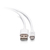 C2G 0,9 m USB-A mannelijk naar Lightning mannelijk synchronisatie- en oplaadkabel - wit