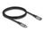 DeLOCK 81201 USB Kabel USB4 Gen 2x2 1 m USB C Schwarz, Grau