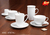 Kaffeegeschirr Bianco - 2er-Set Dessertteller: Detailansicht 1