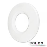 Article picture 1 - Cover aluminium round/boarder white opal for recessed spotlight SYS-68