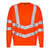 Safety Sweatshirt - 4XL - Orange - Orange | 4XL: Detailansicht 1