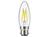 LED BC (B22) Candle Filament Dimmable Bulb, Warm White 470 lm 4W