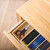 Relaxdays Besteckkasten, ausziehbar, Bambus Schubladeneinsatz hoch, 6,5x38x35,5 cm, Besteckeinsatz für Schubladen, natur