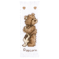 Embroidery Kit: Bookmark: Popcorn