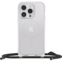 OtterBox React Necklace Case MagSafe Apple iPhone 14 Pro Stardust - Transparent - ProPack (ohne Verpackung - nachhaltig) - Schutzhülle mit Kette/Umhängeband