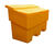 10 Cu Ft Grit Bin - 285 Litre / 285 kg Capacity - Yellow Base with Recycled Black Lid