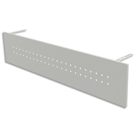 Voile de fond blanc pour bureau largeur 120 cm gamme FLEXI. Dimensions : 60 x 30 cm