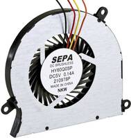 SEPA HY60Q05PSE04A Radiális ventilátor 5 V/DC 4.1 m³/óra (H x Sz x Ma) 60.9 x 5 x 56.4 mm