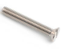 M16 X 40 SLOT COUNTERSUNK MACHINE SCREW DIN 963 A2 STAINLESS STEEL