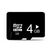 4GB MicroSD Card Class 10 Read/Write speed of 40/10 Speicherkarten