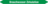 Mini-Rohrmarkierer - Brauchwasser Zirkulation, Grün, 0.8 x 10 cm, Seton, Weiß