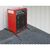Hazardous goods storage container for water hazardous media, cold-insulated