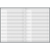 Buchkalender 2024 1 Woche/2 Seiten 21x29,7cm A4 Baladek-Einband schwarz