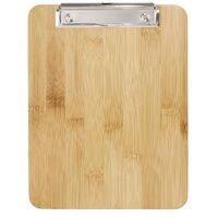 Olympia Bamboo Menu Clipboard - Made of Wood with Metal Clip - Size - A4