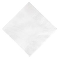 Duni Lunch Napkin in White Made of Paper with 3 Ply Recyclable 330mm