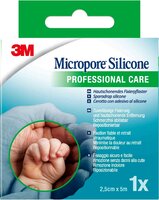 3M™ Micropore™ Silicone, 2775NP-1, Silikonrollenpflaster, 2,5 cm x 5 m