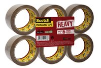 Scotch® Verpackungsklebeband Heavy, braun, 50 mm x 66 m, 6 Rollen