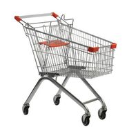 Nesting supermarket trolleys, capacity 100 litres