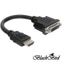 BlackBird HDMI-A apa -> DVI 24+5 anya átalakító kábel 20cm