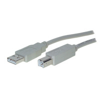 USB High Speed 2.0 Kabel, A/B Stecker, USB 2.0, 0,5m