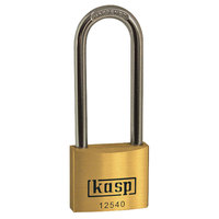Kasp K12540L63A1 Premium Brass Padlock - 40x63mm - Long Shackle - KA25401