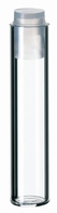 Flachbodenglas 1 ml 35x7.8 mmKlarglas 6mm PE-Stopfen