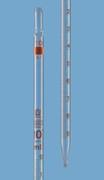 5.0ml Graduated pipettes total delivery AR-glass® class B amber graduations type 3