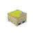 Öntapadó jegyzettömb STICK`N Kraft cube 76x76mm mini raklapos mix 400 lap
