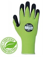 TRAFFISAFE TG5240/9 LXT MICRODEX NITRILE GLOVES GREEN 4X43C SZ9