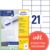 Universal-Etiketten, A4 mit ultragrip, Adressaufkleber, 70 x 42,3 mm, 220 Bogen/4.620 Etiketten, weiß