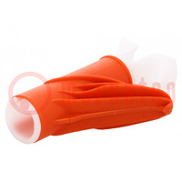 Outil pour tresses polyester; orange; G1301/2