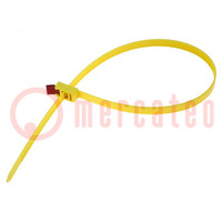 Kabelbinder; losmaakbaar; L: 750mm; W: 13mm; polyamide; 888N; geel