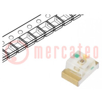 LED; SMD; 0805; rouge; 120÷230mcd; 2x1,25x1,1mm; 120°; 1,95÷2,5V