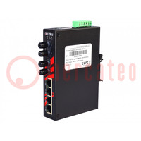 Switch PoE Ethernet; unmanaged; Number of ports: 6; 48÷55VDC