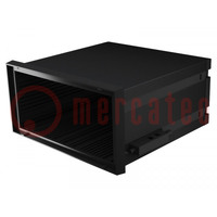 Enclosure: panel; X: 144mm; Y: 72mm; Z: 124mm; ABS,polycarbonate,PPO