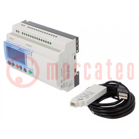 Starter kit; IN: 12; OUT: 8; OUT 1: relay; Millenium 3 Smart; 24VDC
