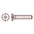 Screw; M3x12; 0.5; Head: countersunk; hex key; HEX 2mm; DIN 7991