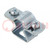 T-bolt clamp; W: 41mm; Clamping: 12÷14mm; steel; Plating: zinc