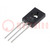 Transistor: NPN; bipolaire; 300V; 0,5A; 20W; TO126